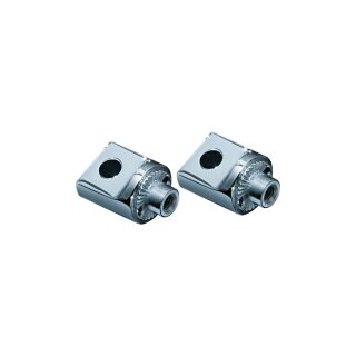 Non-Pivoting Splined Male Mount Adapters Chrome