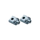 Non-Pivoting Splined Male Mount Adapters Chrome