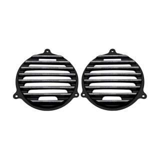 Covingtons, aluminum speaker grills finned