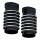 Covingtons, finned fork leg bells for Touring. Black