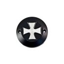 Iron Cross Point Cover 2-hole Polished
