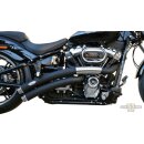 Rainbow Down Under Short Exhaust System Black Coated