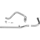 Independent Dual Headers for Panhaeds and Shovels Chrome