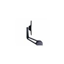 mo.view flight Bar End Mirror Black, Anodized