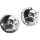 Forward Facing Skull Point Cover 5-hole Aluminium Polished