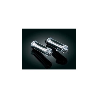 Zombie Grips Chrome 1" Throttle By Wire