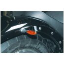 Micro 1000 LED Turn Signal Chrome Satin Amber LED