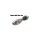Micro 1000 LED Turn Signal Chrome Satin Amber LED