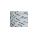 OEM Colored 1mm Wire Spools White, Blue Stripe