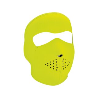 High-Vis Lime Neoprene Full Face Mask