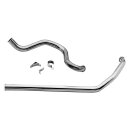 Independent Dual Header for Touring Chrome
