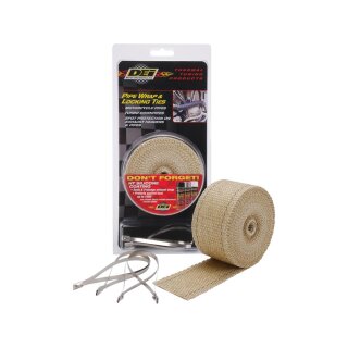 Tan Wrap and Locking Tie Kit Exhaust Wrap & Tie Kit Beige
