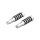 O-Ring Passenger Pegs Aluminium, Polished