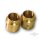 1-3/4" Brass Short Curve End Cap
