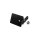 Sidemount License Plate Bracket Kit Switzerland 180 x 140 mm Black Powder Coated