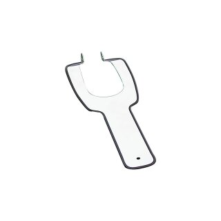 Fatbob Tank Dash Panel Cover With cut-out for speedometer Chrome