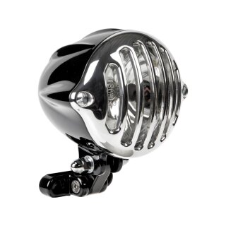 Alcatraz 4" Schweinwerfer Aluminium Black H4