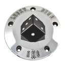 HKC point cover 5-hole. Lucky Dice, polished