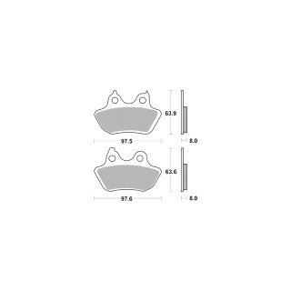 Sinter Street Replacement Brake Pads Sinter Rear