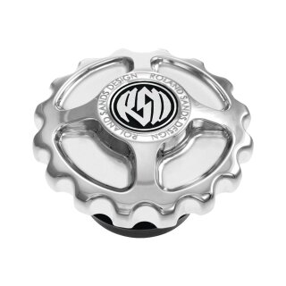 Gear Drive Gas Cap Vented Chrome