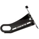 Long License Plate Side Mount Kit Black Anodized