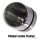 Exhaust,Endcap Slash Cut, ø 80mm, VA black, Stainless Steel