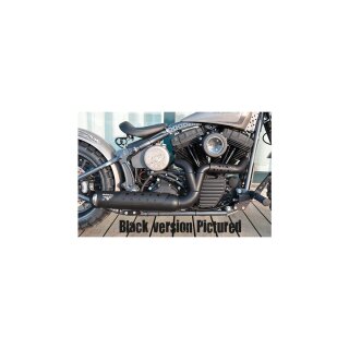 Skull Headers E3 Bomb Kevt Style Hole Exhaust System Show Chrome
