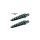 Argyle Pegs 45 Degree Version Black Raw Cut, Gloss