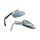 Scythe Mirror Long stem Chrome