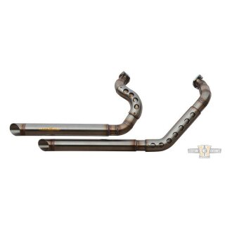 Outline Top Chopp Big Hole Slant Exhaust System Satin