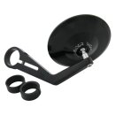 Montana Bar End Mirror 115 mm stem Black, Anodized