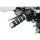 ISO Grip Covers for HD Heated Grips Black Chrome 1" Throttle By Wire