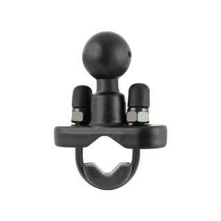 Rail Base With Zinc Coated U-Bolt & 1" Ball For Rails From 0.5" To 1.25" In Diameter