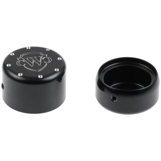 Rear Axle Cover With Cult Werk Logo Black Gloss Powder Coated