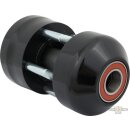 Front Wheel Hub Black Non-ABS Single Flange