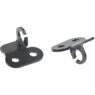 Rear Turn Signal Bracket Black Powder Coated