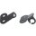 Rear Turn Signal Bracket Black Powder Coated