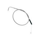 Armor Coated Idle Cable 90 ° Stainless Steel Clear...