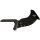 Medium Seitlicher Kennzeichenhalter Flat Black Powder Coated