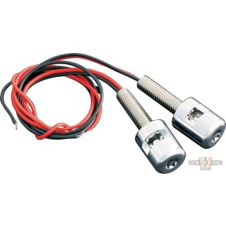 License Plate Bolt Light Chrome