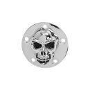 Skull Point Cover 5-hole Chrome
