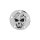 Skull Point Cover 5-hole Chrome
