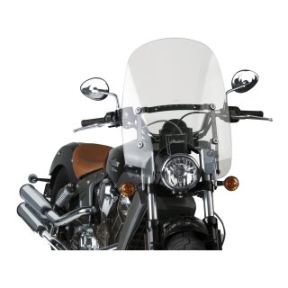 Spartan Windshield Tall Height 18,5" Clear