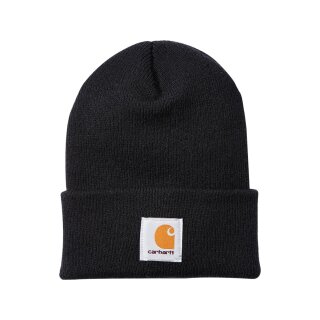 Knit Cuffed Hat Black