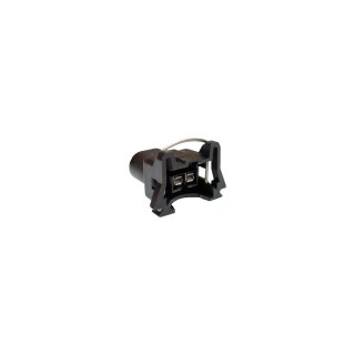 OEM Front & Rear Fuel Injector Connector With Terminals Black
