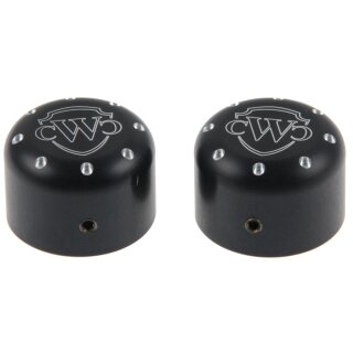Front Axle Cover With Cult Werk logo Black Gloss Powder Coated