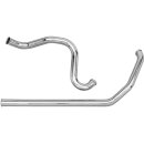 Independent Dual Headers for Panhaeds and Shovels Chrome