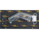 AR Drag Pipe Exhaust Heat Shield Chrome 2"