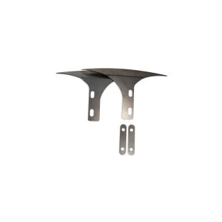 Non Cut Out Front Fender Side Plate Raw