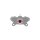 Vintage Brake Caliper Bolt Red